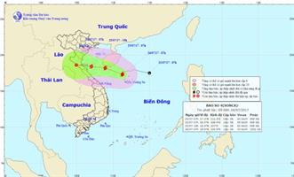 TIN PHÁT LÚC 9H00 NGÀY 24/7/2017 TIN BÃO KHẨN CẤP (CƠN BÃO SỐ 4) 