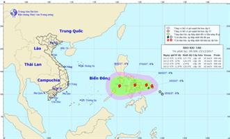 TIN PHÁT LÚC 09H00 NGÀY 15/12/2017 TIN VỀ CƠN BÃO GẦN BIỂN ĐÔNG