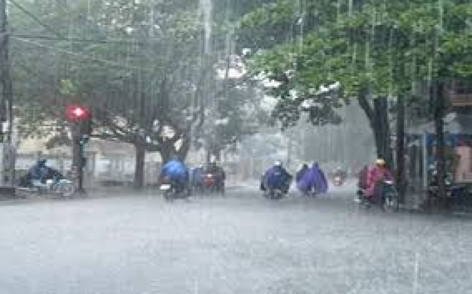 Dự báo thời tiết - Đêm 1, ngày 02/09/2014 và cảnh báo mưa dông khu vực Hà Nội