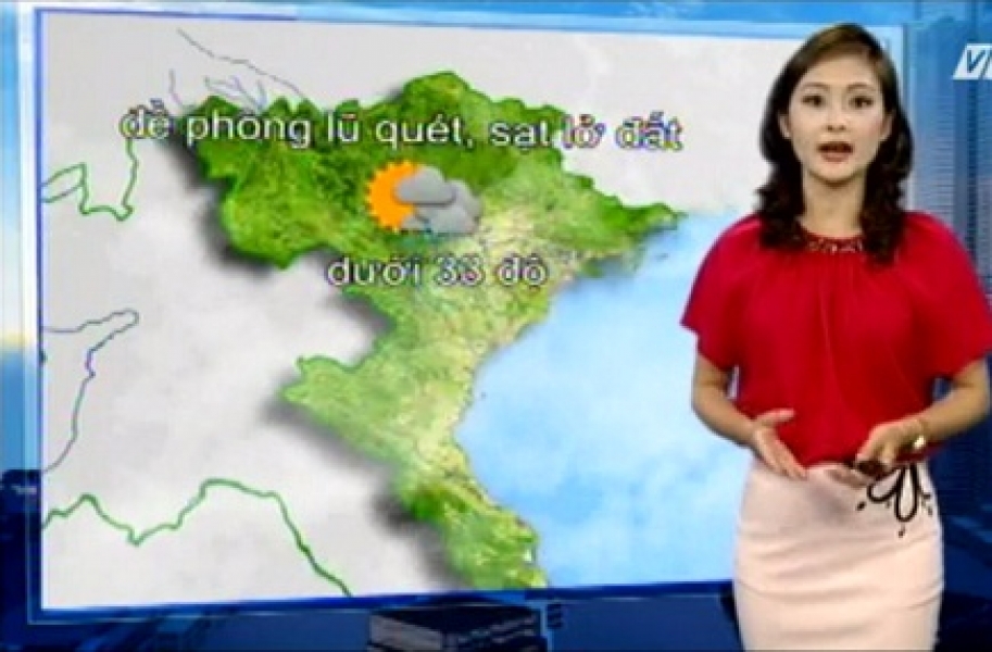 Dự báo thời tiết - Ngày và đêm 11/08/2014		