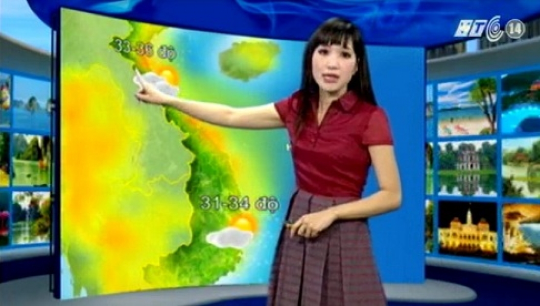 Dự báo thời tiết - Ngày và đêm 19/08/2014; tin nắng nóng và cảnh báo mưa lớn ở Bắc Bộ