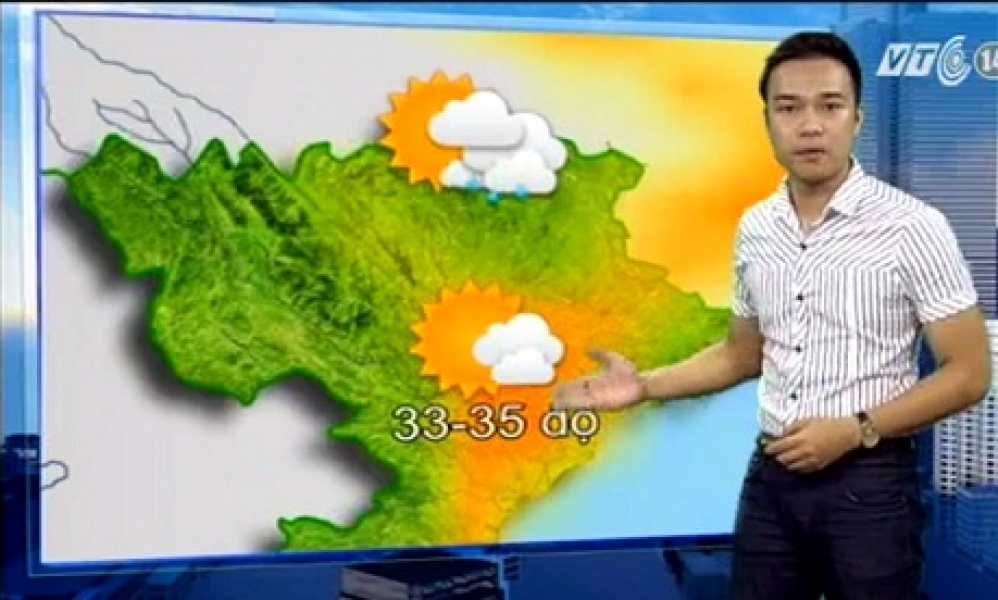 Dự báo thời tiết - Ngày và đêm 21/08/2014