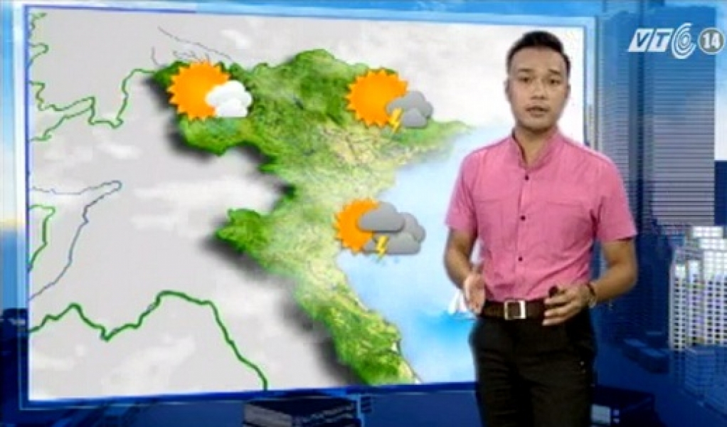 Dự báo thời tiết - Ngày và đêm 27/10/2014		